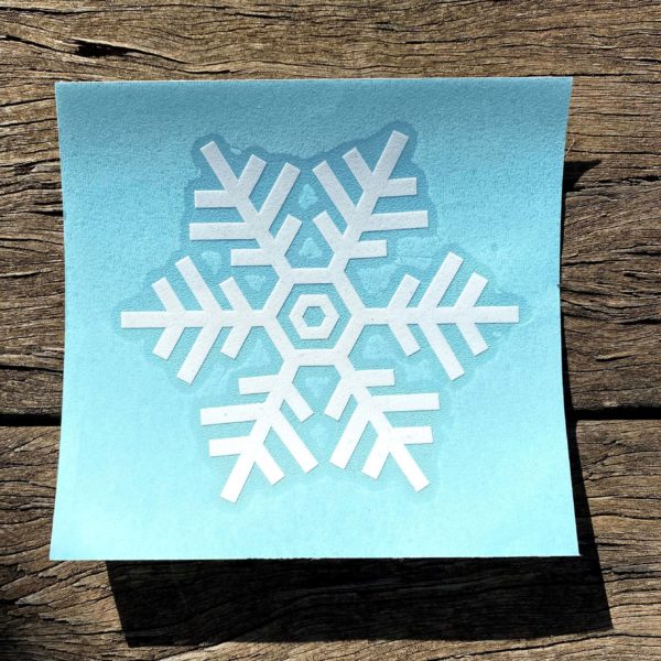 TRANSFER STICKER SNOWFLAKE