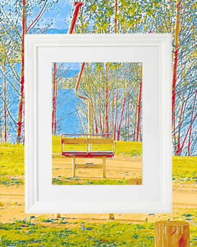 Double Chair Pop Art High Definition For the Love of Jindabyne