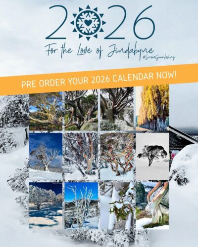 Celebrate the beauty of the Snowy Mountains all year round with the For the Love of Jindabyne 2026 Calendar. Pre-order your 2026 calendar now and keep the alpine spirit alive all year long!