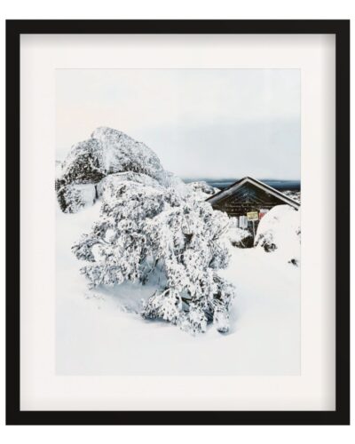 RIDGE CHAIR SKI PATROLLERS HUT BLUE COW PERISHER